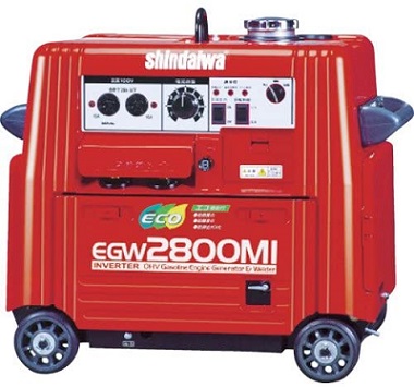 やまびこ産業機械 新ダイワ エンジン溶接機(発電機兼用) EGW2800MI